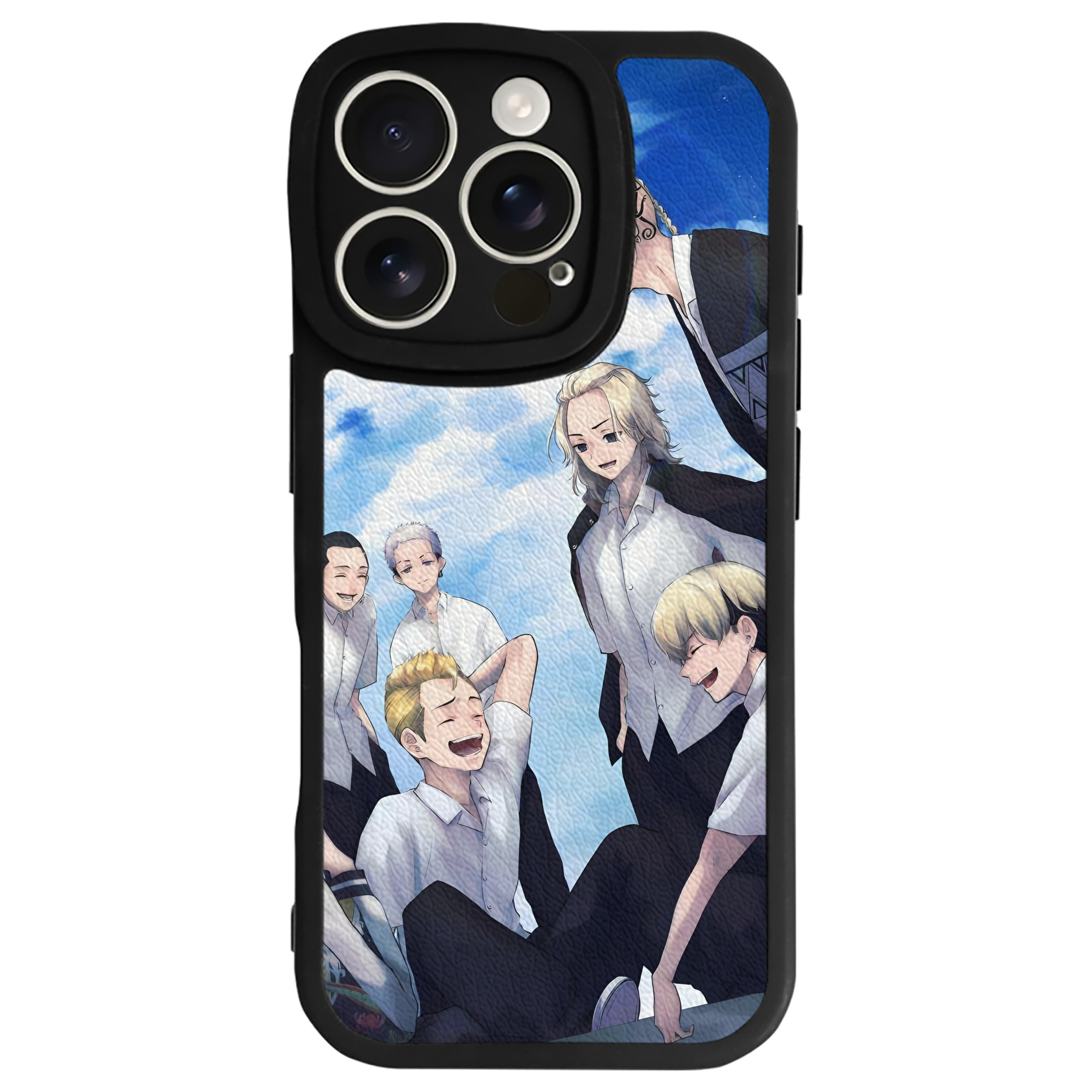 （画像用） 東京リベンジャーズ Tokyo Revengers 【iPhone 16シリーズ対応】シリコンスマホケース（レザー調） 材質：シリコン